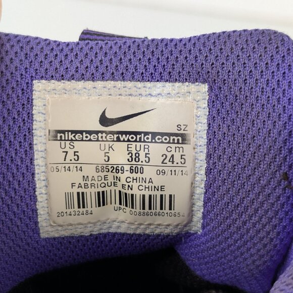 Nike Air Max 1 Sneakerboot Mid Deep Burgundy Iridescent 685269 600 W 7.5 | M 6. - Picture 9 of 9